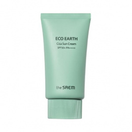 Солнцезащитный крем для чувствительной кожи, 50 мл | THE SAEM Eco Earth Cica Sun Cream